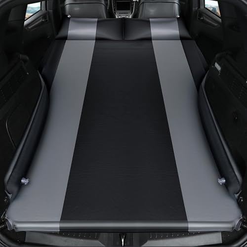 ジープ ラングラー Wrangler エアーマット 枕付き キャンプ マット テントマット 自動膨張 快適空間仮眠 車中泊マット 持ち運び便利 簡単収納 車用ベッド 防水防潮 (Black)
