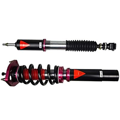 Godspeed MMX3430-C MAXX Coilovers Suspsension Lowering Kit, 40 Levels Damping, Full Adjustable, compatible with VW Golf R (MK7) 2015-19