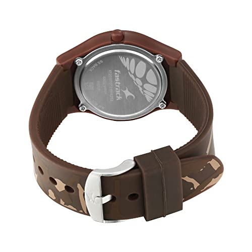 Image of Fastrack Tees Cafe Analog Brown Dial Women's Watch-68021PP01W