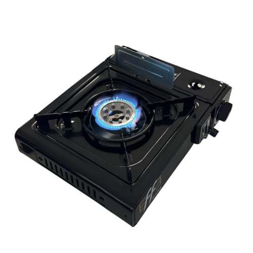 EFFE | Fornello a gas da campeggio | in valigetta per trasporto | con attacco per cartuccia