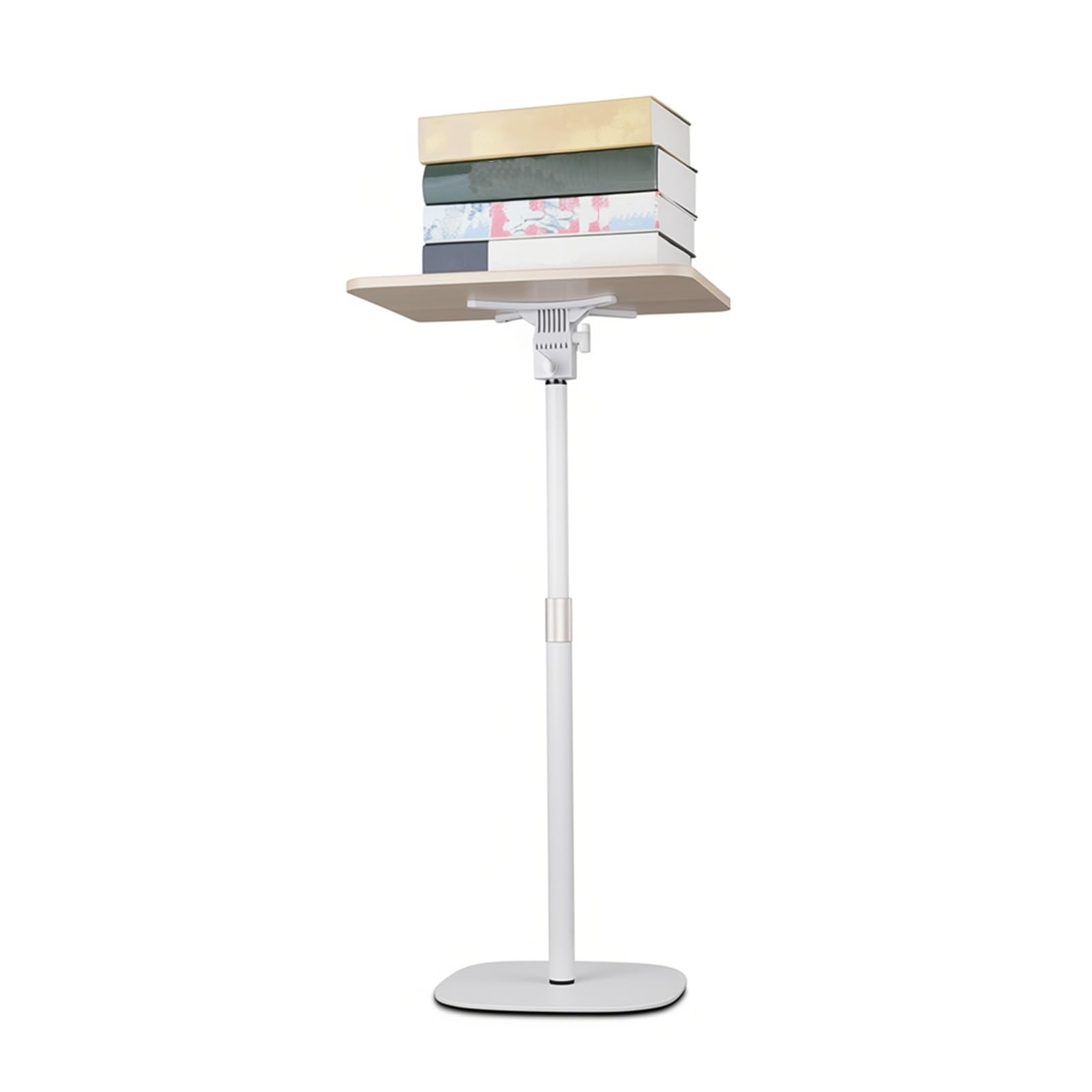 Pupitre de lecture sur pied réglable en hauteur avec présentoir à livres ouverts, pupitre de musique facile à monter pour la maison ou le bureau, réglable de 50 à 130 cm, idéal pour la lectu