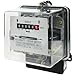 Produktbild BeMatik - Stromzähler Drehstromzähler Wattmeter einphasig 20A 230V 50Hz 80A max transparentem Kunststoff