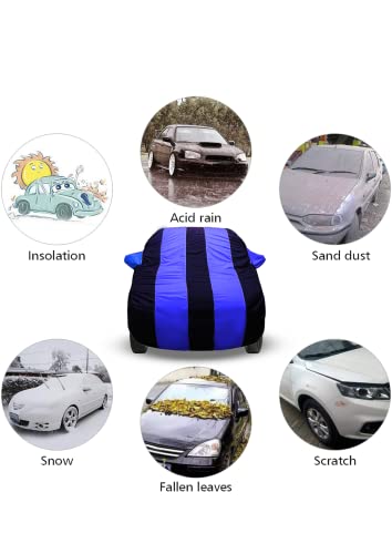 Image of Waterproof Car Cover for Maruti Suzuki 800 | All Weather Protection, UV & Dust Resistant, Scratchproof with Buckle Belt & Elastic Grip