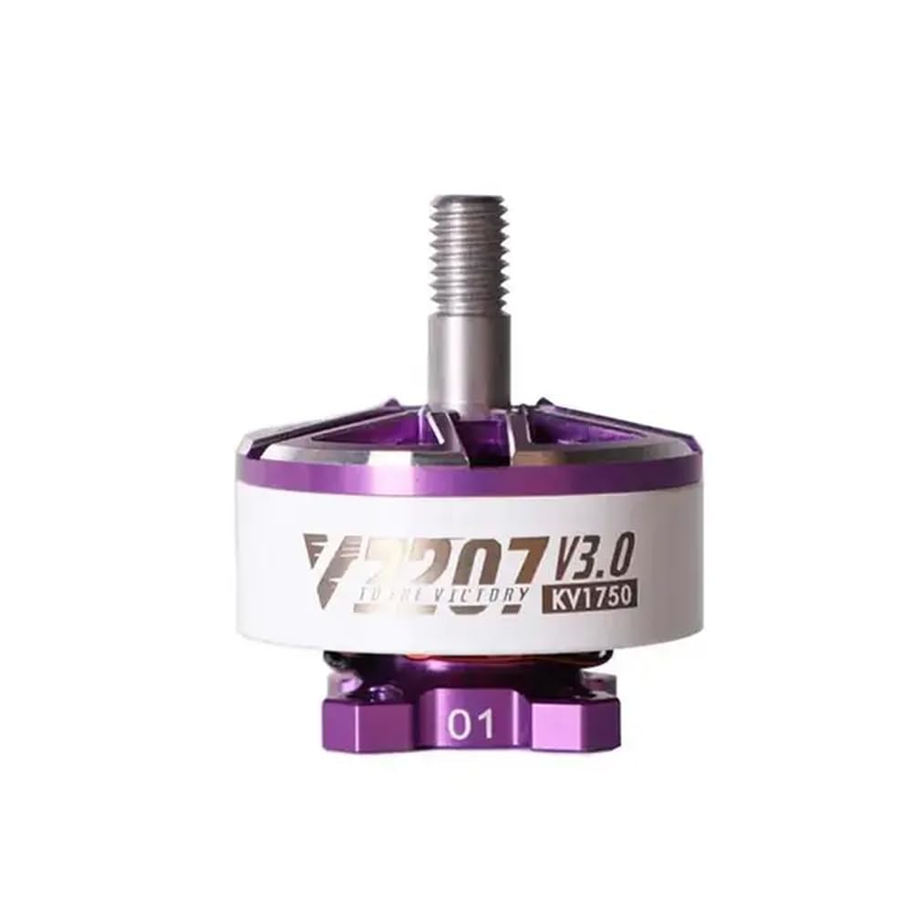 Motor sin escobillas Velox V3.0 2207 Compatible con Drones de Carreras. Compatible con 6S 1750KV, 1950KV, 2050KV y 4S 2550KV (1 Unidad 6S 1750KV).(1pc 6s 1750kv)