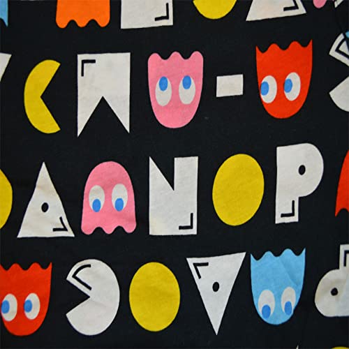 MJC Mens Pacman and Ghosts Black Sleep Jams Lounge Shorts2