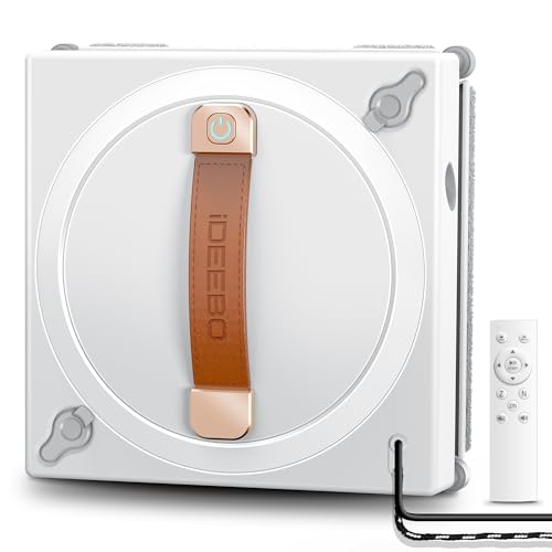 G500A Robot Laveur de Vitres, Robot Nettoyeur de Vitres avec Système de Pulvérisation à 2 Voies,...