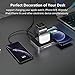 Mangotek Apple Watch Stand Desk Wireless Charger for iPhone and iWatch 4 in 1 Charging Station with Lightning Connector and USB Port for iPhone 12 Mini 12 Pro Max/11 and iWatch Serie SE/6/5/4/3/2/1