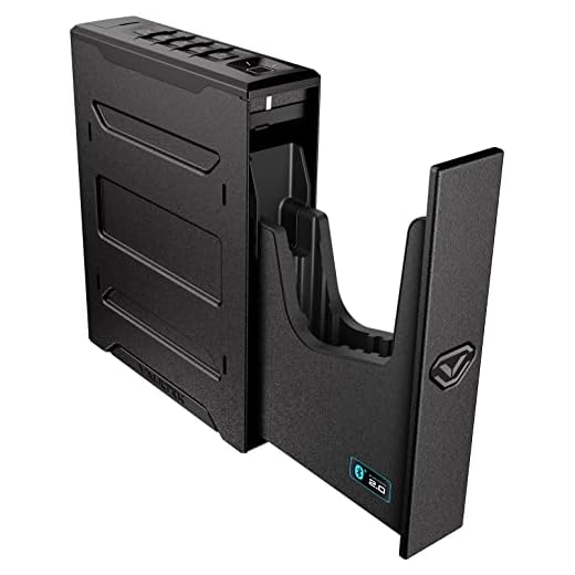 VAULTEK Slider Series Rugged Smart Handgun Safe Quick Auto-Open Sliding Door Pistol Safe with Rechargeable Li-ion Battery