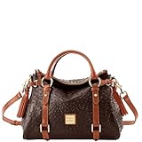 Dooney & Bourke Handbag, Ostrich Satchel - Brown