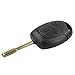Cover Chiave Guscio Telecomando 3 Tasti e Lama per Ford Mondeo Fusion Focus Fiesta Kuga Puma S-Max C-Max Ka CHIAVIT Ricambi Scocca Chiavi Auto Ricambio Logo Senza Elettronica e Transponder