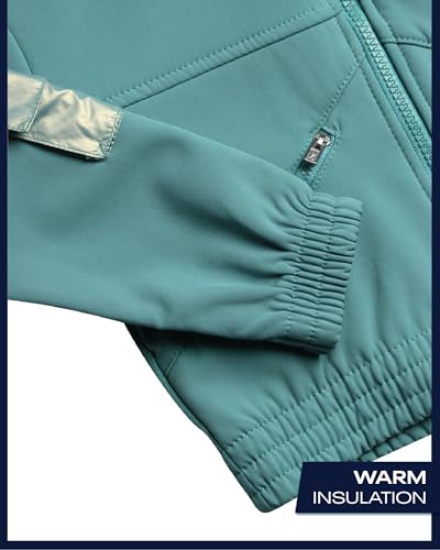 Reebok Baby Toddler Little Girls Activewear Sets - 3 Piece Active Fleece Shirt Hoodie Sweatshirt and Joggers Girls Pants Set4