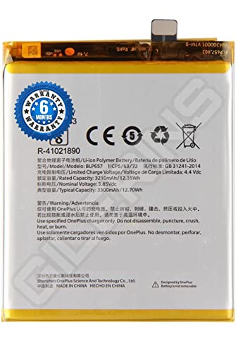Image of Original BLP657 Battery for OnePlus 6-3300mAh Battery with 6 Months warrenty (for OnePlus 6)