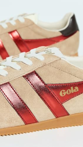 Image of Gola Women's Elan Glitz Suede Sneakers