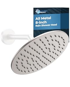 Hammerhead Showers 8-RAIN-BN-2.5 Metall Regendusche Gebürstet Nickel