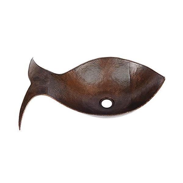   Premier-Copper-Products-PVFHDB-205-Inch-Fish-Vessel-Hammered-Copper-Sink