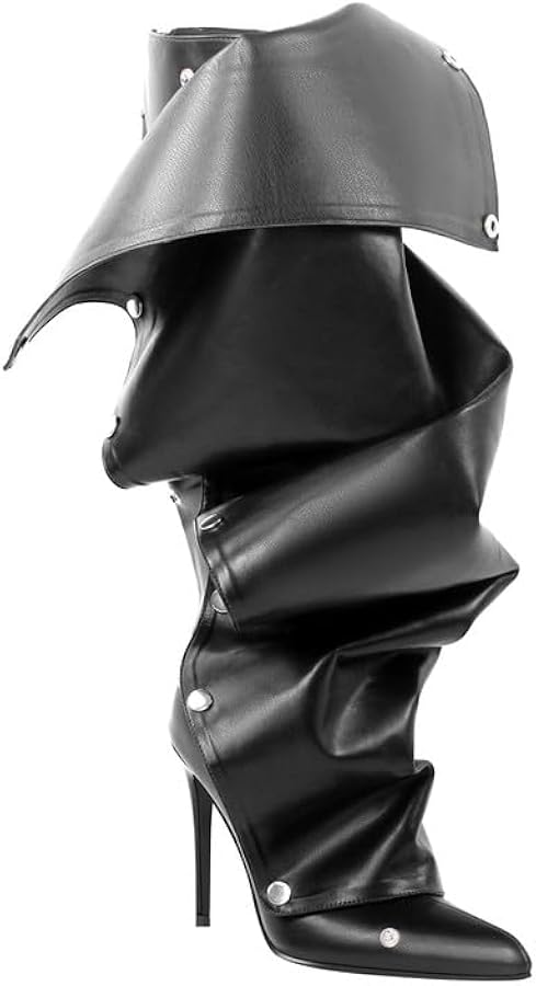 Amazon.com | sexytag Women's Knee High Boots Ruched Slouchy Boots Amazon.com | sexytag Women's Knee High Boots Ruched Slouchy Boots