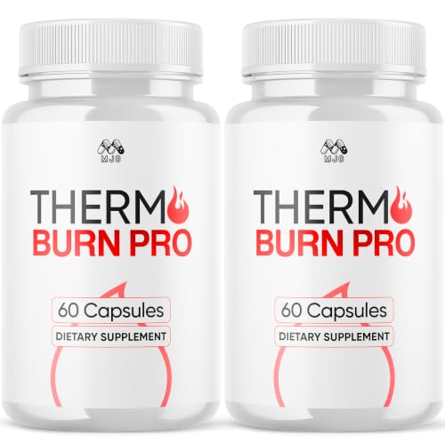 (2 Pack) Thermo Burn Pro Capsules Official Thermoburn Pro Pills with Natural Ingredients Maximum Strength ThermoburnPro with Premium Vitamins Supporting Wellness & Health Naturally (120 Capsules)