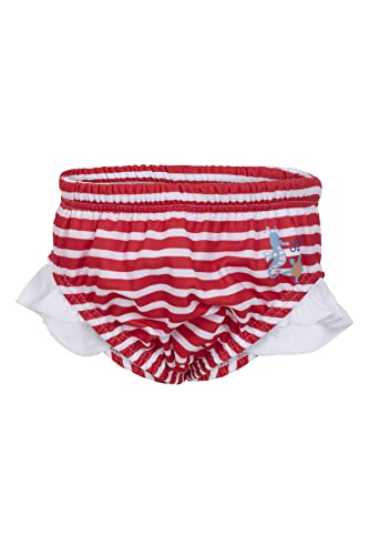fashy little stars Baby - Mädchen Wiederverwendbare Badewindel Baby und Kleinkind Schwimmwindel, Rot/Weiß, 98-104 EU Cover