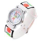 Veemoon Orologio da Polso per Motivo Basket 3d, Cinturino Regolabile in Acciaio Inox e Plastica, Analogico Quadrante Facile da Leggere, Adatto Ragazzi e Ragazze, Regalo per Compleanno