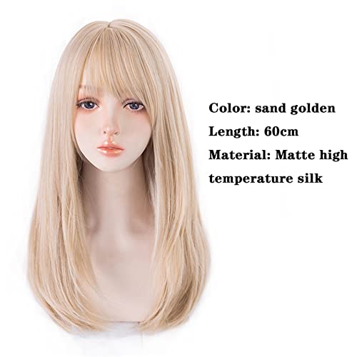 Perruques blondes avec frange : changer de coiffure sans abîmer vos cheveux