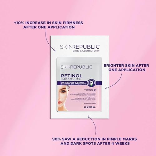 Skin Republic Retinol Hydrogel Anti-Aging Face Mask, clear - Image 3