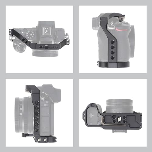 Cage FOTGA en alliage d'aluminium pour Nikon Z50 avec poignée supérieure ergonomique