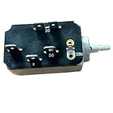 DASPARTS 211941531E Swtich(Metric Screw) for Lighting Fits VW Bus 1971-1979 & Thing 1973-1974