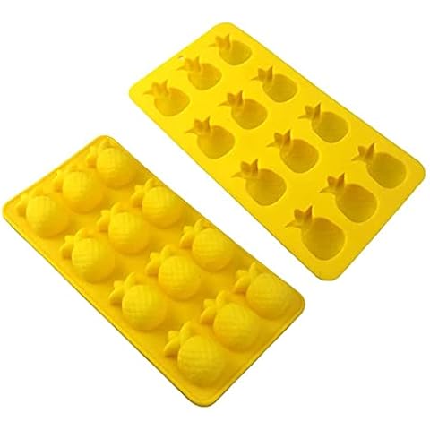 Golddunes Pineapple Silicone Mould Ice, Yoghurt, Candy, Sweet, Jelly, Wax, Chocolate, Muffin, Soap, Cake, Baking Mould (Random Colour) Cover