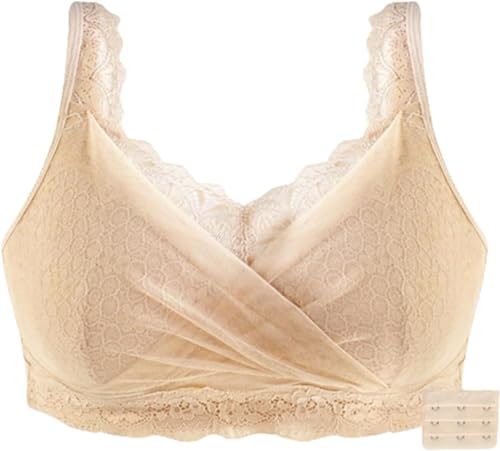 Soutien-gorge de mastectomie avec poches en dentelle sans armature