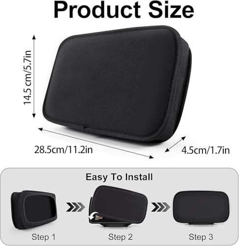 Image of Helix 7 Cover, Waterproof Fish Finder Cover, Compatible with UC H7 / Helix 7 Screen Cover, Made of Neoprene Protects Your Screen and Device from Sun and Adverse Weather Damage (Black)