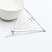 Adecco LLC 7pcs Minimalist Dainty Gold Silver Hollow Geometric Metal Hairpin Hair Clip Clamps,Circle, Triangle and Moon etc (silver)