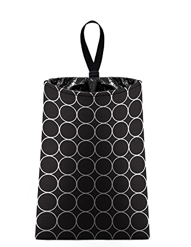 Auto Trash (Rings - Black and White) by The Mod Mobile - car Trash Bag Litter Bag Garbage can for Your Automobile