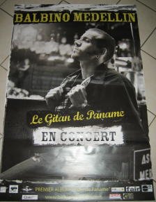 Affiche Balbino Medellin Le Gitan De Paname grand format 80x120 cm pour decoration salon
