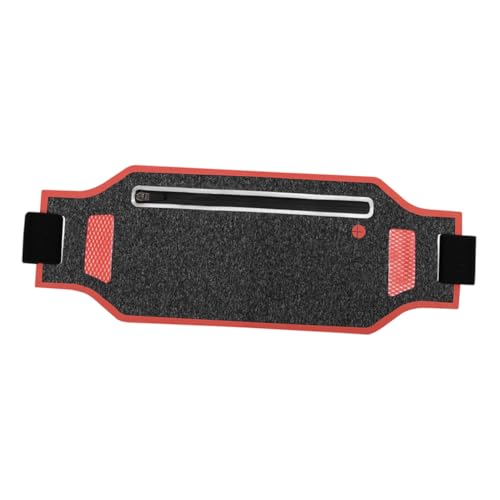 Luxshiny 超薄型ランニングポケット ウエストバッグ スポーツポーチ 男女兼用 調節可能ウエストバンド 軽量耐久 アウトドア 用