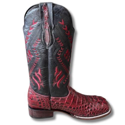 Image of Men's Alex Western Cowboy Boots Square Toe Pull On