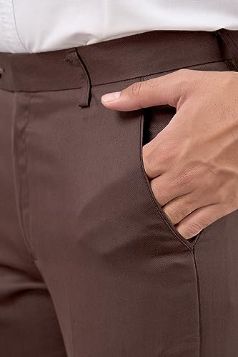 Image of VX9 Men's Formal Trousers, Smart Office & Business Wear, Classic Fit