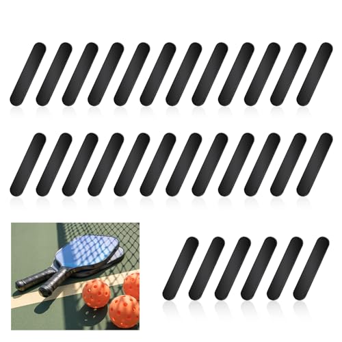 30pcs Lead Tape for Pickleball Paddles 3g Weighted Pickleball Lead Tape Strips for Paddle Edge Guard Adhesive Pickleball Tape Bars to Increase Power Swing Speed (Black)
