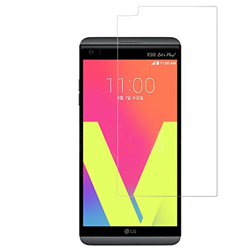 BONUM LG V20 Screen Protector,9H Hardness Anti-Scratch Anti-Fingerprint Premium HD Clear Ballistic Glass Case Friendly- 2 Pieces
