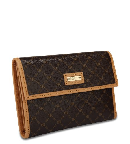 Signature Front Fold Medium Wallet By Rioni Designer Handbags & Luggage