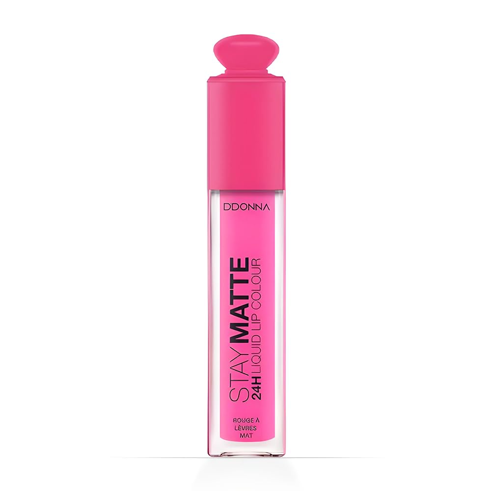Pintalabios Líquido, Color Intenso, Fórmula Mate de Larga Duración 24h, Con Ácido Hialurónico, Infalible Matte Tono 6 Rosa Intenso