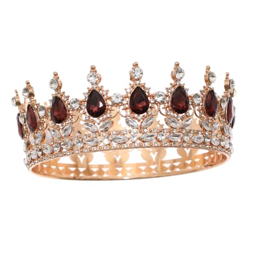 Diadème de mariage Vaguelly en strass couronne bandeau cheveux de mariée