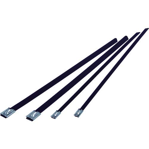 TRUSCO(�g���X�R) �R�[�e�B���O�X�e�����X�P�[�u���^�C W4.6×127L 100�{�� TBSTC-127