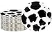 HSPAIDYP 40 Pcs Cow Print Party Supplies Cow Print Paper Plates 7