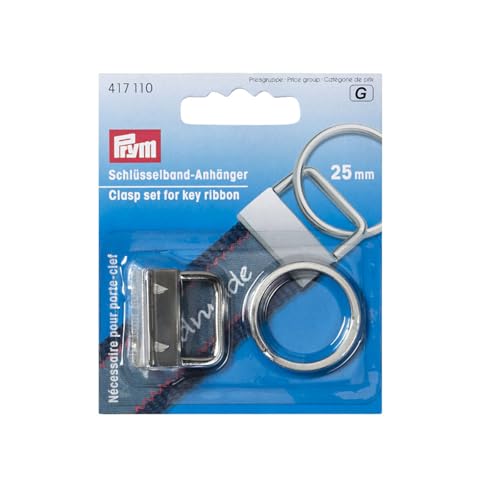 Preisvergleich Produktbild Prym 417110 Schlüsselband-Anhänger, Silber