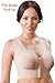 Annette Post Surgery Bra for Women – Front Closure, Seamless, Strapless, Longline, Compression and Wireless Sleep Brassiere – Full Coverage Gym and Sports Bra for Women – Beige, Large-X-Large