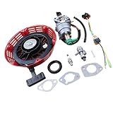Arrancador de retroceso con carburador compatible con motores de generador...