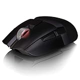 Thermaltake Argent M5 Wireless 16.8M RGB Color Gaming Mouse, 6 Customizable Dynamic Lighting Effects, Pixart PMW-3335 Optical Sensor, DPI Adjustments Up to 16,000. GMO-TMF-HYOOBK-01