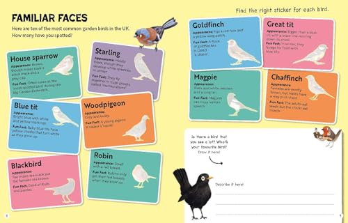 RSPB Big Garden Birdwatch Activity Book: The essential birdwatching activity book with 170+ stickers! - Image 2