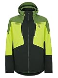 Ziener Herren Tintu Ski-Jacke / Snowboard-Jacke | warm, atmungsaktiv, wasserdicht, black.lime, 48