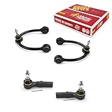 Metrix Premium Chassis Parts - 4 PC Front L/R Upper Control Arm & L/R Outer Tie Rod End Kit Fits 2006-2010 Jeep Commander, 05-10 Grand Cherokee, Replacement RK620188, ES80643, ES80644, Made in Europe